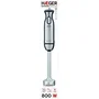 Haeger Batidora de mano Extreme Chopper 1000W con 2 velocidades, eje desmontable acero inoxidable y picadora